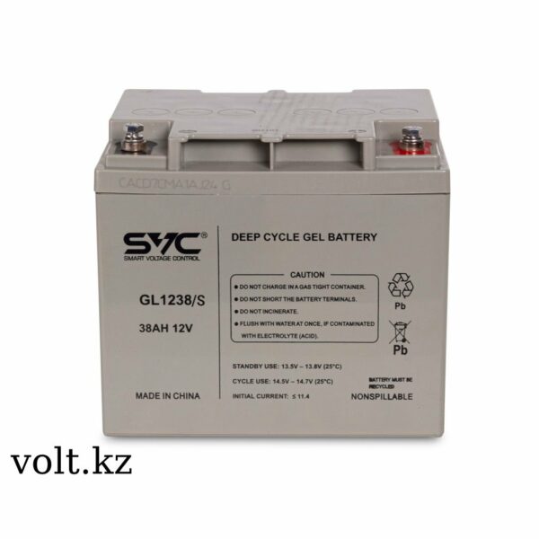 Аккумулятор для ИБП SVC GL1238/S 12В 38 Ач (197*166*174) 5 658434c1 d6ea 4083 89f9 be8e7b27b5ae 2