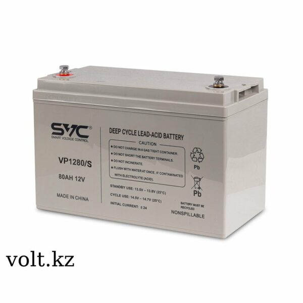 Аккумулятор для ИБП SVC VP1280/S 12В 80 Ач (329*170*224) 6 ce6c8ccb 528a 45a3 aa2f 9fe9b6d72895 2