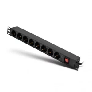 Сетевой фильтр, SVC, PD-8SCH, Для шкафов и стоек размера 19", 8 Розеток, 1.8 м, 16A, 4000W, 220 в., Чёрный (PD-8SCH)