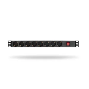 Сетевой фильтр, SVC, PD-8SCH, Для шкафов и стоек размера 19", 8 Розеток, 1.8 м, 16A, 4000W, 220 в., Чёрный (PD-8SCH)